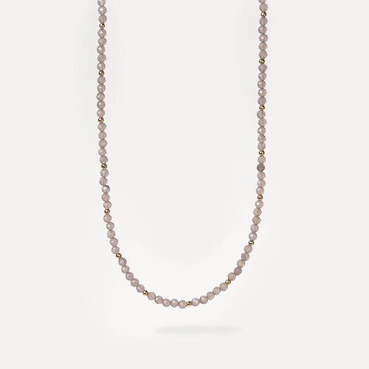 Чокер ожерелье Седум Раухтопаз 14K 40 см (CHO1059)