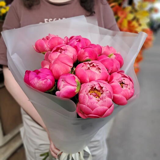 Коралловые пионы 15шт (меняющие цвет)