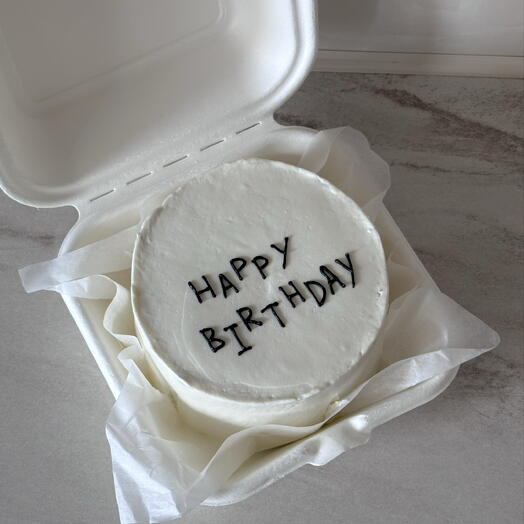 Бенто торт на день рождения «happy birthday