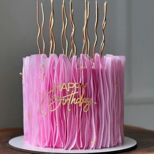 Торт « пушистик happy birthday, маме папе подруге любимой жене девушке