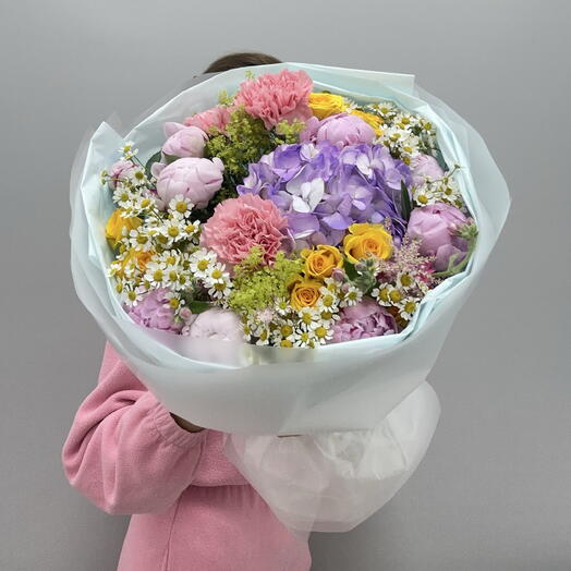 Букет «Дофаминовый заряд» 💛💜