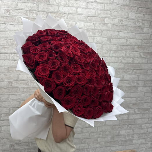 101 красная роза 🌹 для любимой