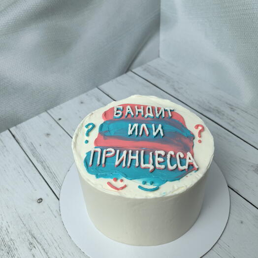 Бенто-торт на гендер пати