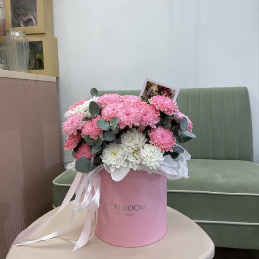 ☁️🌸Композиция из хризантем☁️🌸