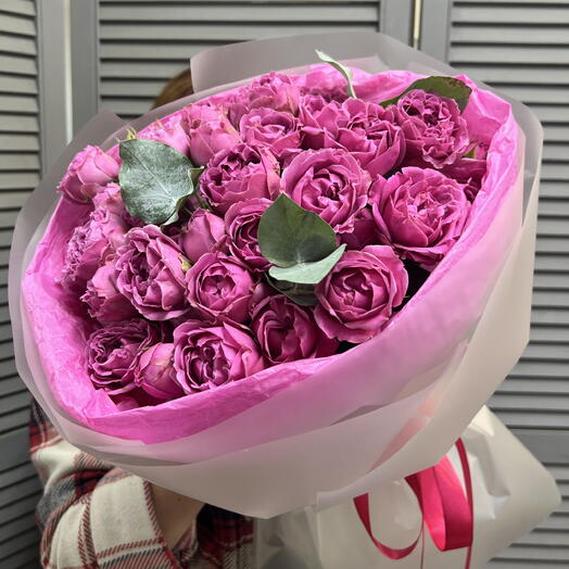 Букет из кусовых роз для лучшего Учителя 💖