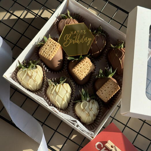 Набор клубника в шоколаде 🍓🍫 в подарок, на день рождения, маме, подруге, девушке, жене