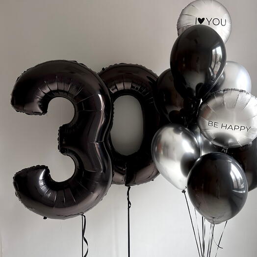 Шары на 30 лет