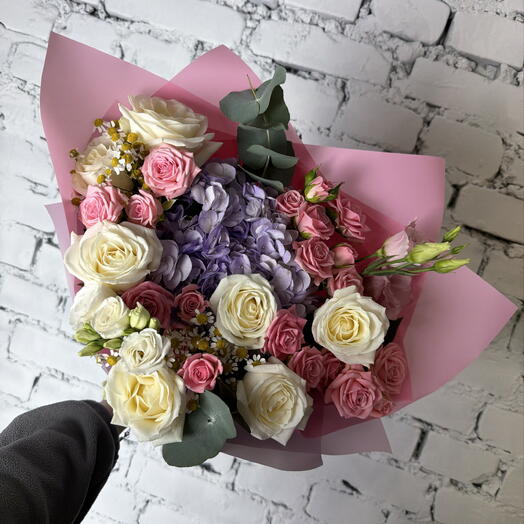 Авторский букет «Над сиреневым заливом 💜»