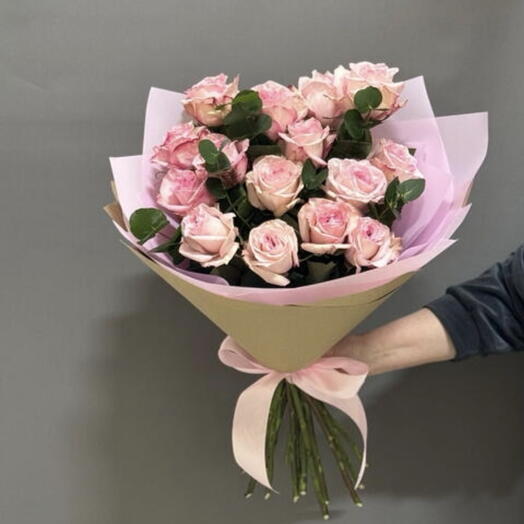 Ароматные пионовидные розы Pink Ohara