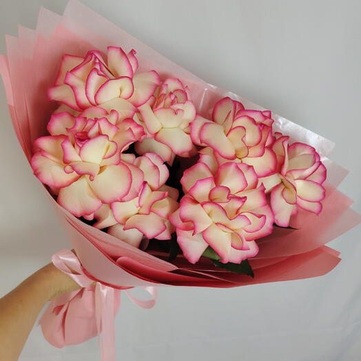 🌸 Нежный букет "PERVOЦВЕТ" из французских роз