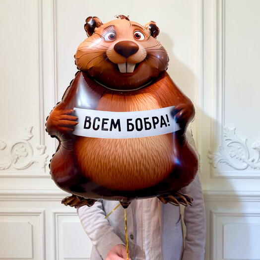 Шарик бобер Всем Добра