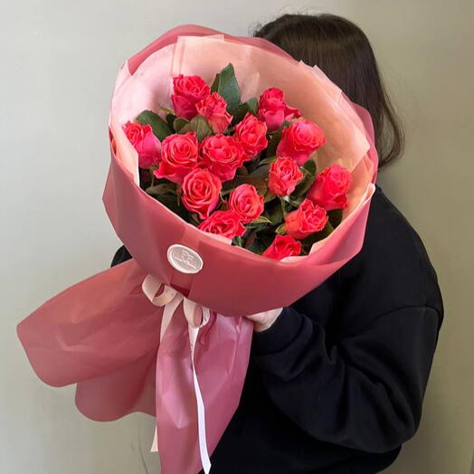 Моно букет из розочек 🌹