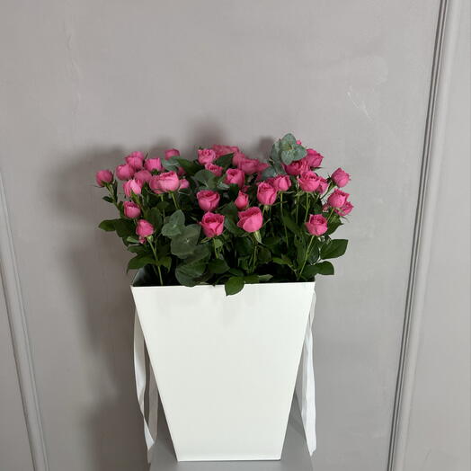 Букет из кустовых роз😍🌸