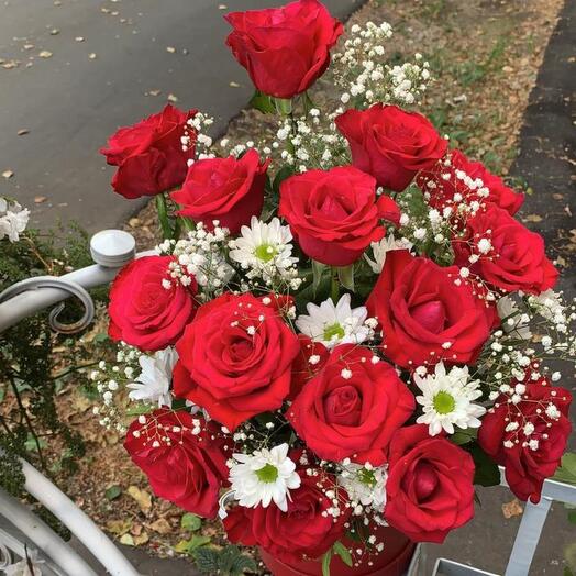 Flowers in the box "My Rosalia"