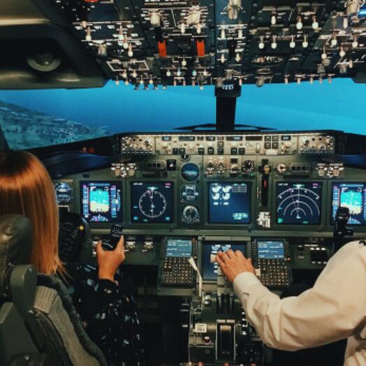 АВИАТРЕНАЖЁР ПОЛЁТ НА САМОЛЁТЕ БОИНГ-737