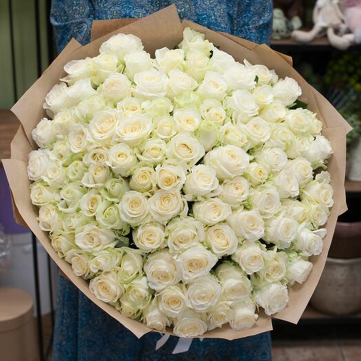Ramo de rosas blancas rosas Blancas