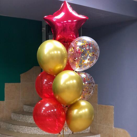 fountain of 10 balls