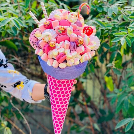 Cones com doces