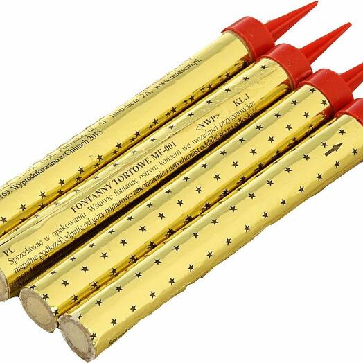 Свеча Фонтан для торта 4 шт