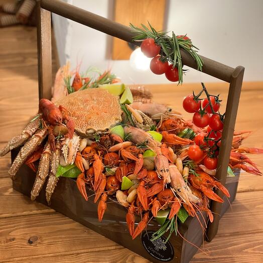Бокс из морепродуктов «Волосатик»