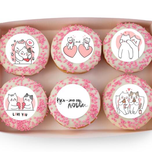 Набор  пончиков «Котики»