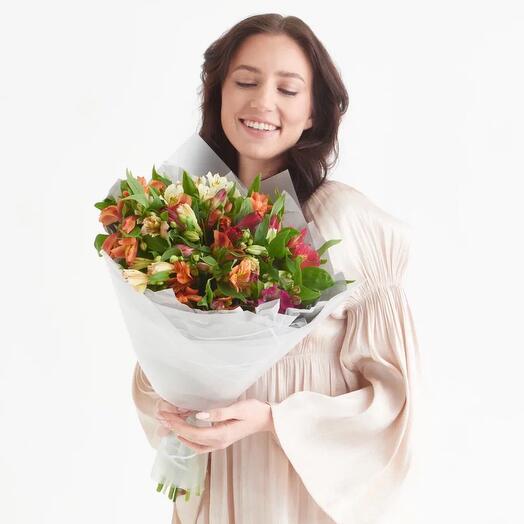 Bouquet of 15 branches of alstroemeria (196)