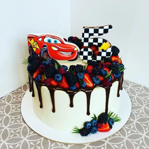 Pastel "Coches"