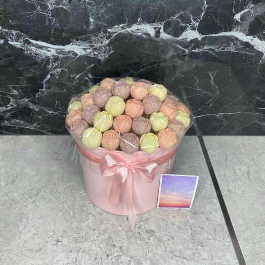 Chocolate peonies