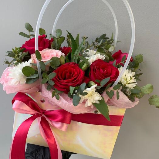 Flores en bolsos