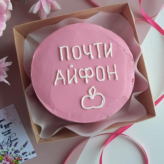 Бенто торт подарок девушке, подруге на 8 марта