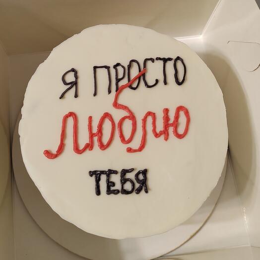 Бенто торт Люблю