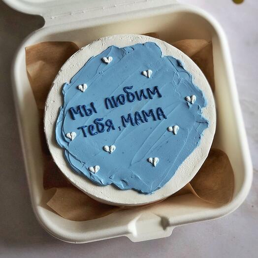 Бенто торт «Голубое небо»