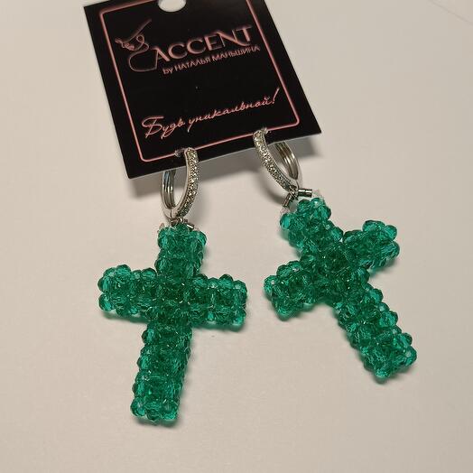 Pendientes de cuentas de cristal " Símbolo
