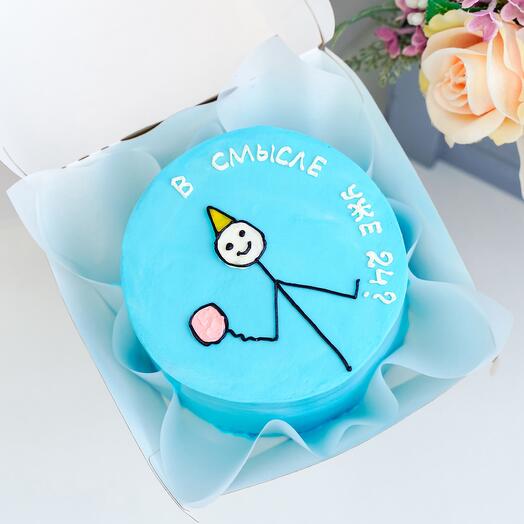 Бенто-торт \"Уже 24?\", Кондитерские и пекарни в Москве, купить по цене ...