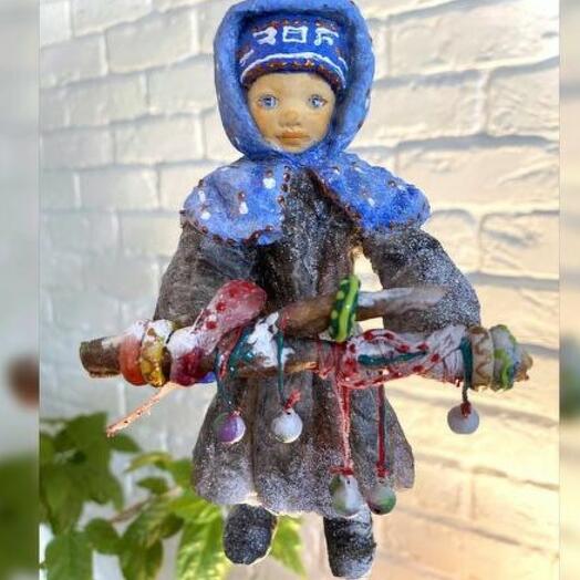 Ватная игрушка Калядки