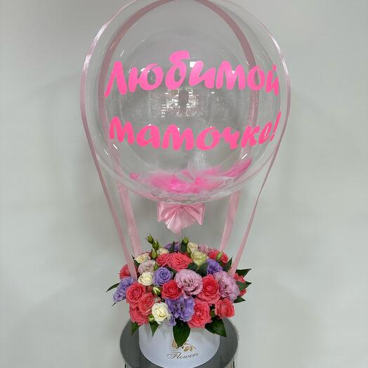 Burbujas con flores