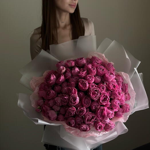 Большой букет из пионов - роз 💕