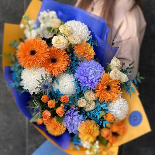 Orange Blue!  💐🦋🍀 больше Цветов и меньше обертки пустой ;)