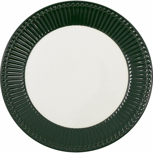 Тарелка Alice pinewood green 23 см
