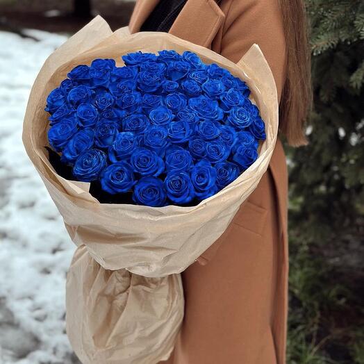 Синие розы 49