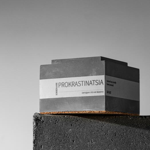 Ароматическая свеча PROKRASTINATSIA, 100 мл