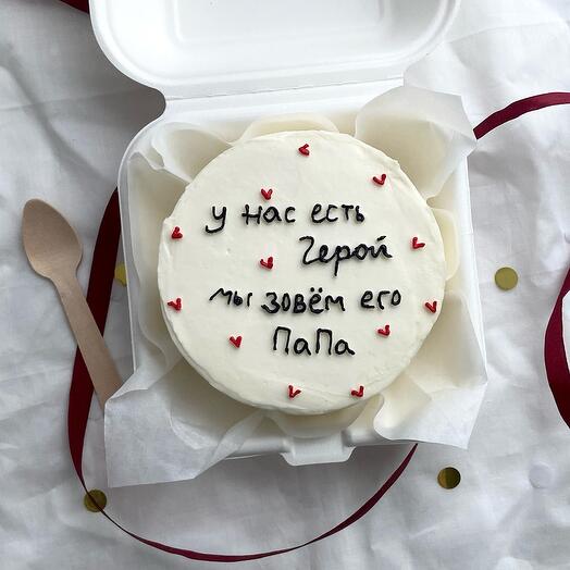 Бенто торт для папы