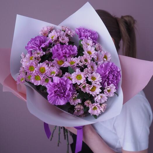 Carnation and chrysanthemum