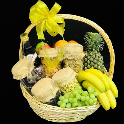 Fruits and Dry fruits basket set