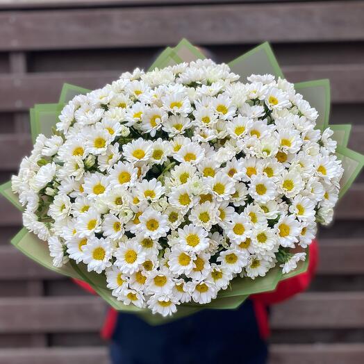 Большой букет из ромашек😍