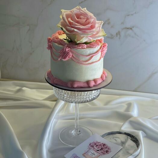 Бенто-торт Ламбет с розой
