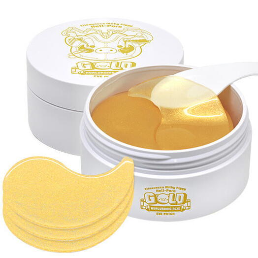 Elizavecca Milky Piggy Hell - pore Gold Hyaluronic Acid Eye Patch Патчи для глаз с гиалуроновой кислотой - 90 г - 60 шт