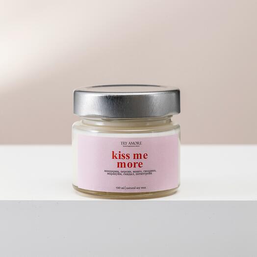 Свеча | Аромат персик | Kiss me more Mini