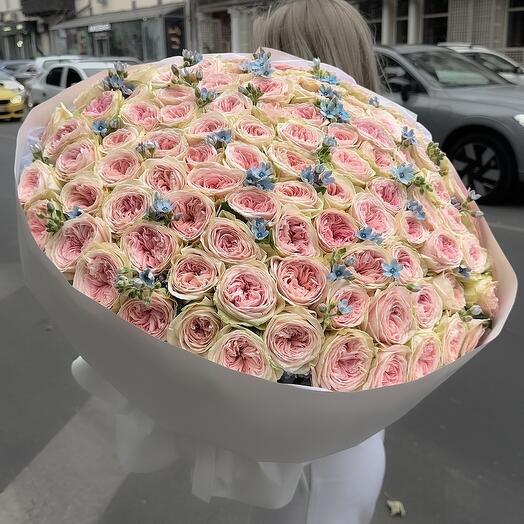 101 пионовидная роза
