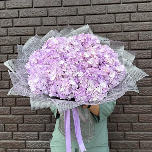 Bouquet of 9 hydrangeas